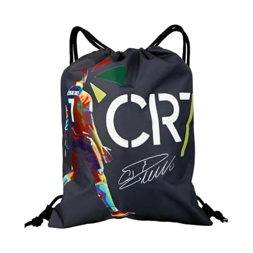Image of Luclay Football Drawstring Gym Bag with Waterproof, Football Kits for Kids, Swimming Bags for Adults - Drawstring Bags - Women Men Waterproof Swim Pe Drawstring Gym Bag for Travel Beach Outdoor