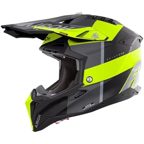 Image of AIROH AVIATOR 3 MONARCH YELLOW MATT L