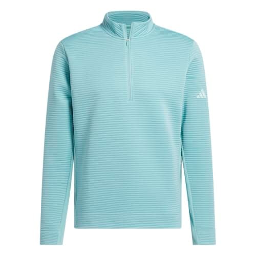 Image of adidas Men's Ultimate365 DWR Textured Quarter-Zip Pullover