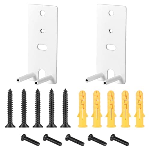 Image of SagaSave 1 Pair Wall Mount Brackets, Surround Speakers Wall Bracket Replacement, Compatible with Bose Surround Speakers 700 and Lifestyle 650 Home Entertainment System, White