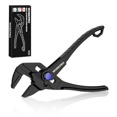 Image of WORKPRO 100 mm Mini Pliers Wrench, Self-Adjusting Parallel Jaws, 20 mm Capacity, High-Toughness Alloy Steel, Rust-Resistant, Ideal for Tight Spaces