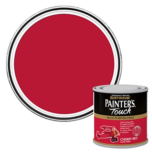 Image of Rust-Oleum 250ml Painter's Touch Toy-Safe Paint - Cherry Red Gloss