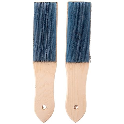 Image of Yuuinnter File Card Brush Steel Card File Brush Cleaner Remove Chip Metal Bits Cleaning 8.26 Inch Length, 2 Pieces