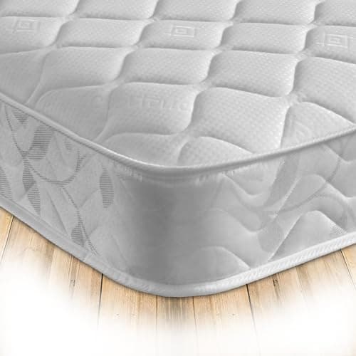 Image of Starlight Beds Cool Touch Small Single Pocket Sprung Memory Foam Mattress, 18cm Deep, Soft Firmness, White. Small Single Mattress - 2ft6 x 6ft3 (75cm x 190cm)
