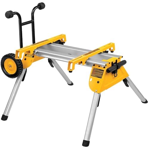 Image of DEWALT Table Saw Stand, Rolling Stand, Collapsible and Portable, Lightweight and Compact (DW7440RS)