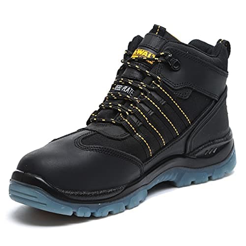 Image of DEWALT Nickel Black Waterproof Boots Size 8 UK