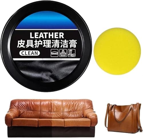 Image of Leather Cleaning and Care Cream & Cleaning Paste for Leather Care, Car Interior Cleaner and Conditioner Kit, 160g/260g Leather Balm Protection Cream for Car, Furniture & More, Easy to Use (260g,1PC)