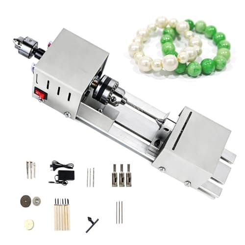Image of Mini Lathe Machine for DIY Woodworking, Drilling, Carving, Grinding, and Polishing
