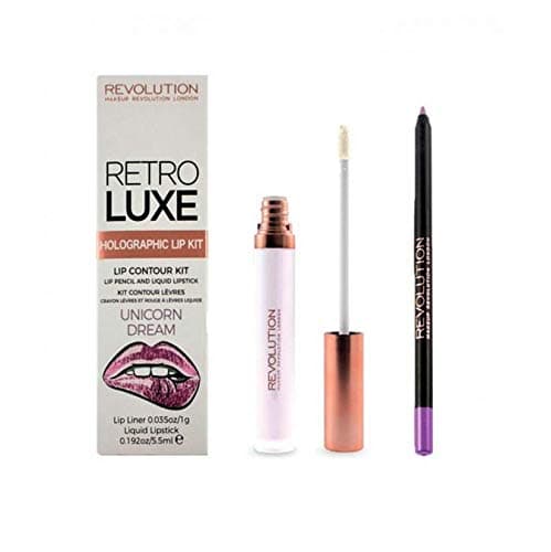 Image of Makeup Revolution Unicorn Dream Retro Luxe Holographic Lip Kit