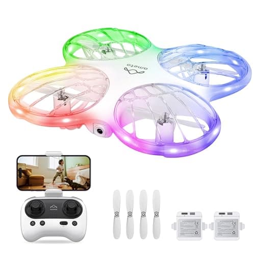 Image of Ameta Morpho Drone for Kids with Camera 1080P HD, FPV Mini Drones for Beginners with STEM Module/ 32 RGB Light/Circle Fly/ 3D Flip/ 18min Flight Time/Lost Buzzer, Cool Toys Gifts, Under 250g