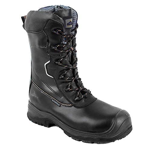 Image of Portwest Portwest Compositelite Traction 10 inch (25cm) Safety Boot S3 HRO CI WR, Size: 43, Colour: Black, FD01BKR43