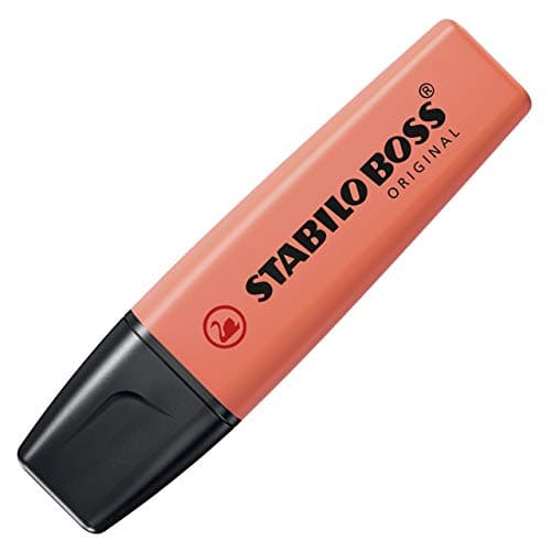 Image of Highlighter - STABILO BOSS ORIGINAL Pastel - Pack of 1 - Mellow Coral Red