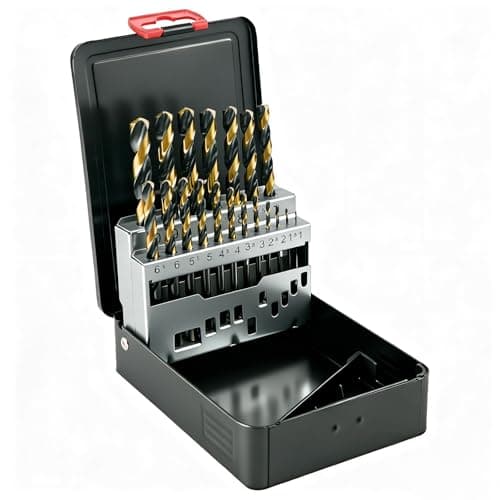 Image of NORTOOLS Drill Bit Sets,19 PCS M2 Turbo HSS-G Metal Drill Bits with Triangle Shank,Self-Centering 135° Tip for Metal,Stainless Steel,Copper(1.0-10mm)
