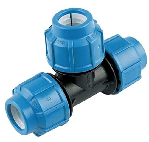 Image of FLOPLAST MDPE 25mm Equal Tee - Bag of 2
