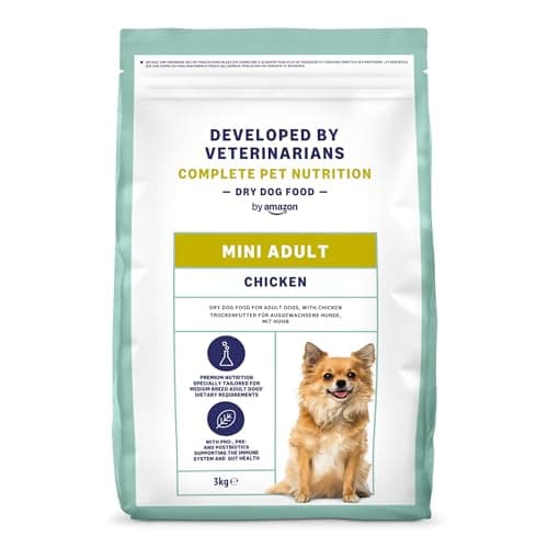 Image of by Amazon Premium Dry Dog Food for Mini Adult with Chicken, 3kg, 1 pack