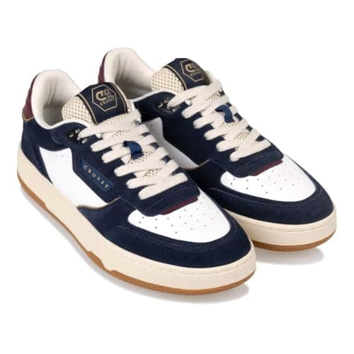 Image of Cruyff Volteria Men's White Blue Trainers Size:, blue, 10 UK