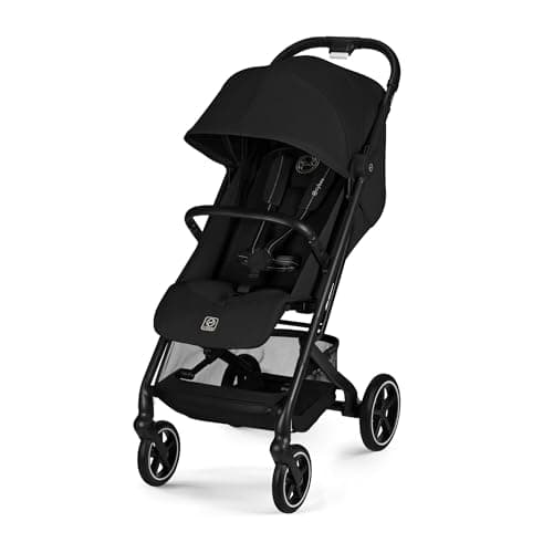 Image of CYBEX Gold BEEZY Pushchair with Ergonomic Reclining Position, from Birth to Approx. 4 Years (max. 22 kg), Compact fold, one-Hand Harness System, Magic Black