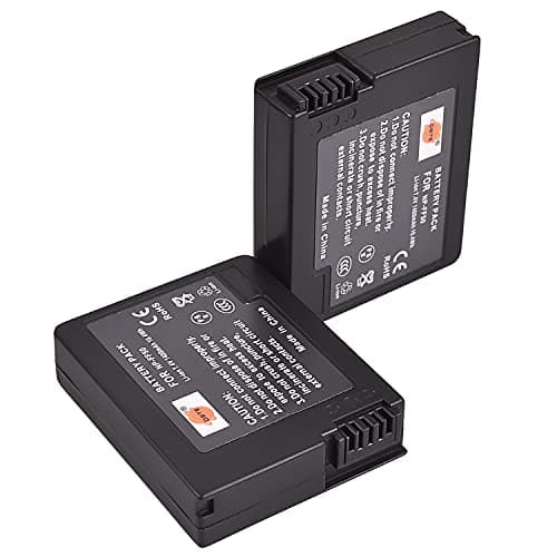 Image of DSTE® 2x NP-FF50 Rechargeable Li-ion Battery Pack for Sony DCR-HC1000 DCR-HC1000E DCR-IP1 DCR-IP1E DCR-IP1K DCR-IP200K DCR-IP210E DCR-IP220 DCR-IP220E DCR-IP220K DCR-IP45E DCR-IP5 DCR-IP55 DCR-IP55E DCR-IP5E DCR-IP7 DCR-IP7BT DCR-IP7E DCR-PC106 DCR-PC106E DCR-PC107 DCR-PC107E DCR-PC108E DCR-PC109 DCR-PC109E DCR-PC350 DCR-PC350E Camera as NP-FF51 NP-FF51S