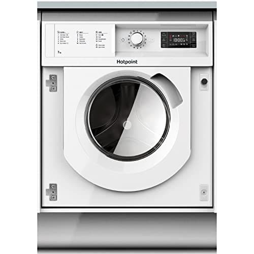 Image of Hotpoint Antistain Washing Machine - White - 7 kg - 1400rpm - D Rated - BI WMHG 71483 UK N