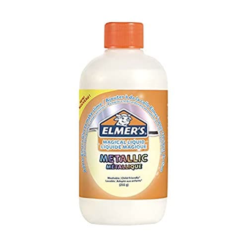 Image of Elmer’s Metallic Slime Activator | Washable and Kid-Friendly Magical Liquid Glue Slime Activator | 255 g Bottle | Great for Making Slime