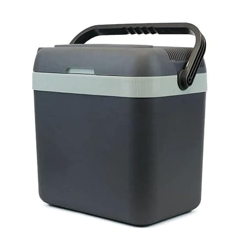 Image of Leisurewize – Portable Electric Cool/Warm Box For Drinks and Food 12V DC & 240V AC Adapter Festival Camping Beach Travel Picnic BBQ Cooler (32 Litre)