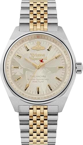 Image of Vivienne Westwood Lady Sydenham Womens Quartz Watch with Pale Grey Dial & Stainless Steel Bracelet