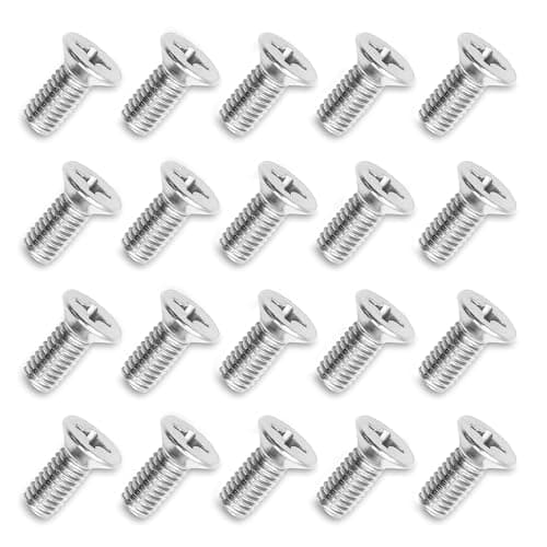 Image of 20pcs Brake Disc Rotor Screws, Stainless Steel Car Brake Disc Screw 93600-06014-0H Automotive Rotor Bolts Front and Rear Set Screws