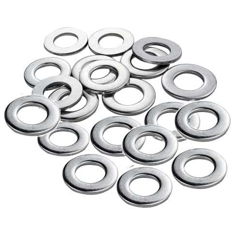 Image of TERF® M5 X 12.5mm X 1mm Form C Flat Washer M5 (5mm) Inside Diameter (Hole) X 12.5mm Outside Diameter X 1mm Thick Marine Grade Stainless Steel A4 (316) Flat Washers - Pack of 50