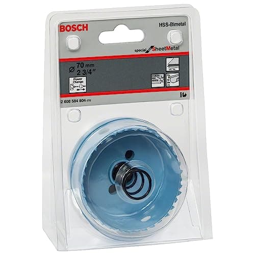 Image of Bosch Professional Hole Saw Special for Sheet Metal (for Stainless and Steel Sheets, Ø 70 mm, Accessories for Drills)