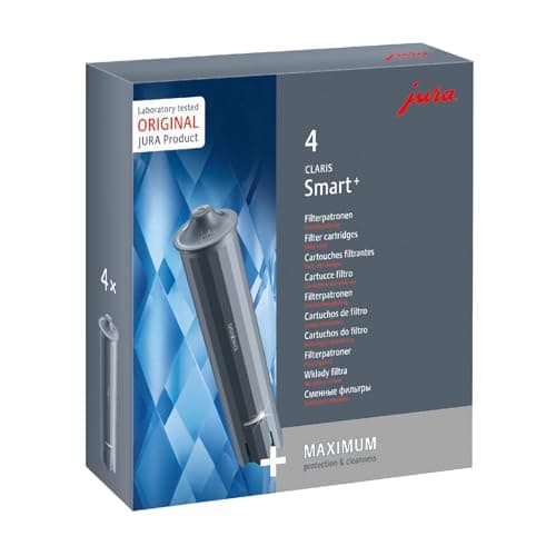 Image of JURA Original - Claris Smart+ Filter Cartridge with Automatic Filter Detection - TÜV-Certified Hygiene - Pack of 4-25066