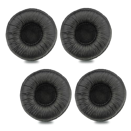 Image of Ear Cushions for Plantronics Headset 50mm Replacement Ear Pads Covers Earpads Compatible with Plantronics Blackwire 3210 3220 3320 C3225 HW261N HW510 Jabra PRO 920 930 9450 Biz 2300 2400 (4 Pack)