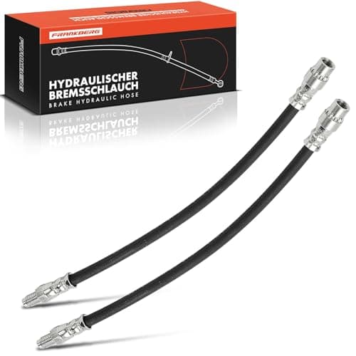 Image of Frankberg 2x Brake Hose Front 300mm Compatible with Logan LS San.dero Largus Estate Rapid Box/MPV F40 G40 Super 5 B/C40 Safrane I B54 Replace# 7700308909