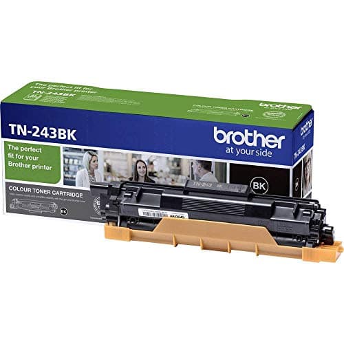 Image of Brother TN-243BK Toner Cartridge, Black, Single Pack, Standard Yield, Includes 1 x Toner Cartridge, Genuine Supplies