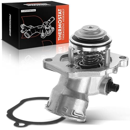 Image of Frankberg 1x Engine Coolant Thermostat Housing Compatible with C-Class 2005-2014 CLC-Class 2008-2011 CLK 2005-2010 CLS 2008-2010 E-Class 2005-2016 GLK-Class 2008-2015