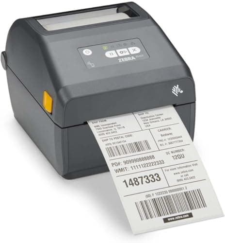 Image of Zebra Technologies - ZD421 Direct Thermal Printer - 203 dpi, USB, USB Host, BTLE5 and Ethernet Connectivity - Suitable For Logistics, Manufacturing, Retail and Healthcare Applications