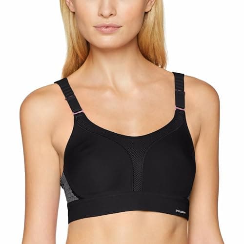 Image of Triumph Womens Extreme Lite Ex Sports Bra Non-Wired, Black, 32D UK