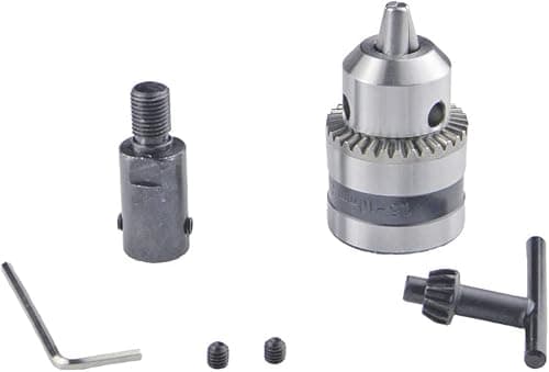 Image of CHANCS 3/8-24UNF Drill Chuck Threaded Self-Locking 1.5-10MM Handheld Hand Drill 14MM Bore Fine Thread Connecting Rod SetElectric Drill Chuck Adapter DIY Drill Electric Chuck