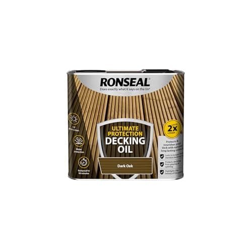 Image of Ronseal Ultimate Protection Decking Oil Dark Oak 2.5L