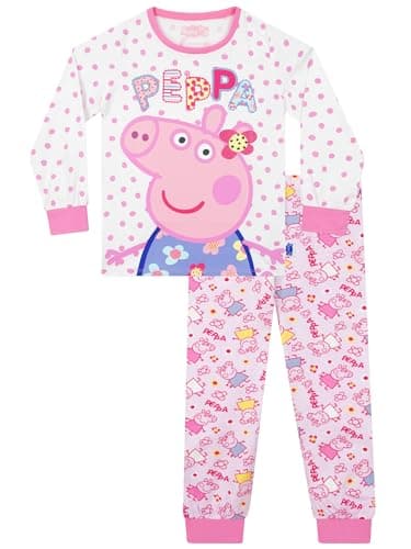 Image of Peppa Pig Girls Pyjamas , 2-3 Years, Multicoloured