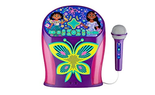 Image of eKids Disney Encanto Karaoke Machine, Easily Access Disney Playlists with New EZ Link Feature