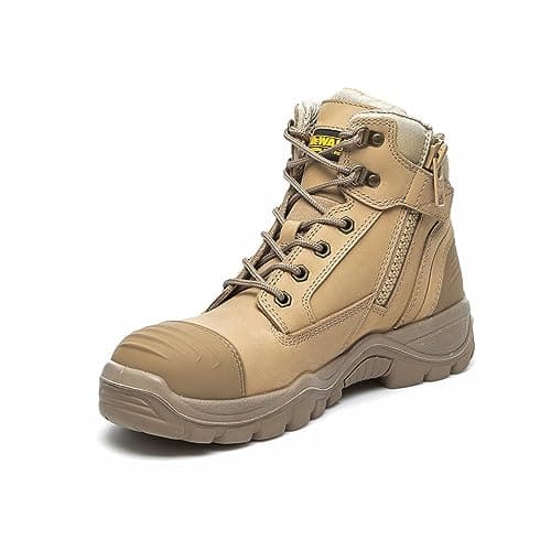 Image of DEWALT Men's Akron Side Zip Steel Toe Safety Boot, Sand, UK9 (EU43)