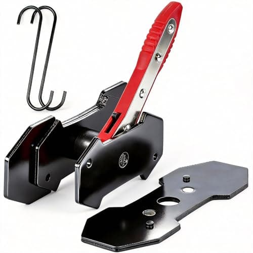 Image of Mumicol Brake Caliper Compression Tool with 2 Steel Plates & 2 Hooks, 360° Ratcheting Piston Compressor for Single Twin Quad Pistons - Fits Cars, Trucks, SUVs