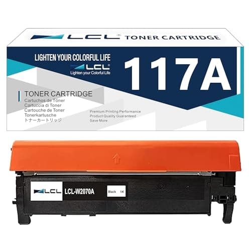 Image of LCL Compatible 117A W2070A Toner Cartridge Replacement for HP Color Laser MFP 179fnw Color Laser 150 150nw 150a Toner Color Laser MFP 178nwg 179fwg 178nw (1PK Black)