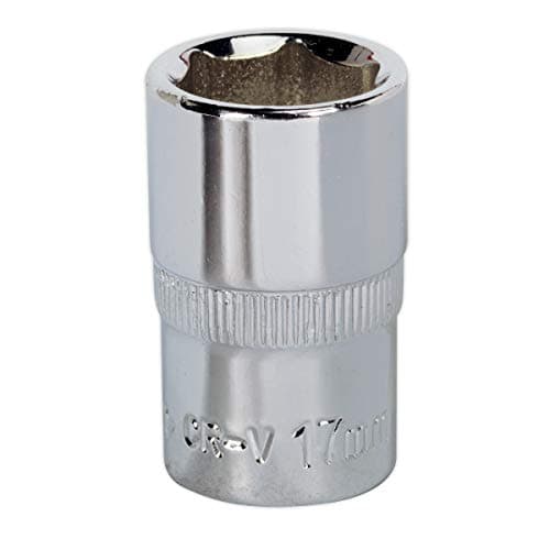 Image of Sealey Sp1217 Walldrive Socket 17Mm 1/2Sq Drive Fully Polished