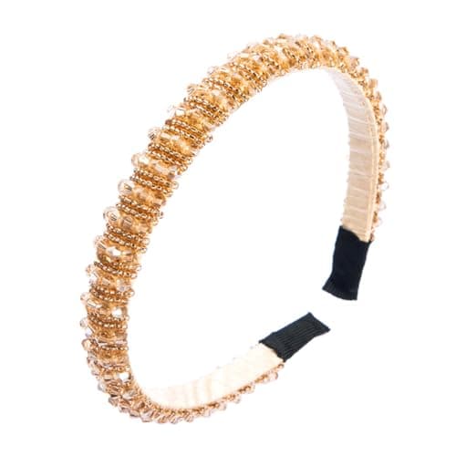 Image of scicent Hairbands Women Crystal Hairbands Jewel Headbands Alice Bands Rhinestone Hair Band Wide Bezel Girls Hair Hoop Headband 16515