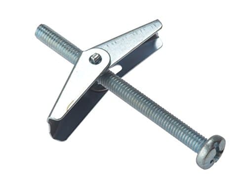 Image of ForgeFix Plasterboard Spring Toggles | M6 x 75mm | Zinc Plated | Bag 10