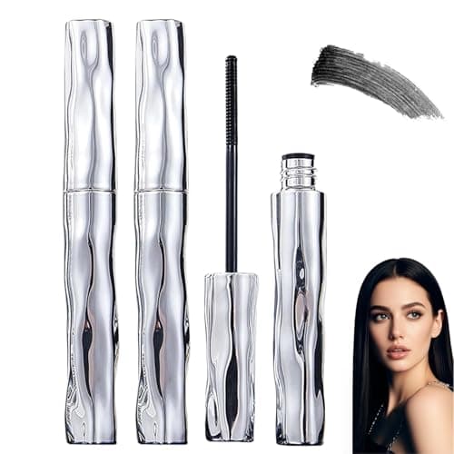 Image of 2 PCS Ulti/mate Length & Curl Mascara Set,Long-Lasting 4D Silk Fiber Lash Enhancer,Waterproof Tubing Mascara Black- mudge Proof Volumising & Lengthening Mascar/a for Sensitive Eyes,for Long Lashes