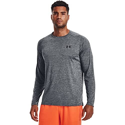 Image of Under Armour Men's UA Tech 2.0 LS, Ultra-Soft Mens' Long Sleeve Top, Lightweight Mens' Gym Top