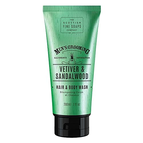 Image of Scottish Fine Soaps - Men's Grooming Vetiver & Sandalwood Hair & Body Wash - 200ml