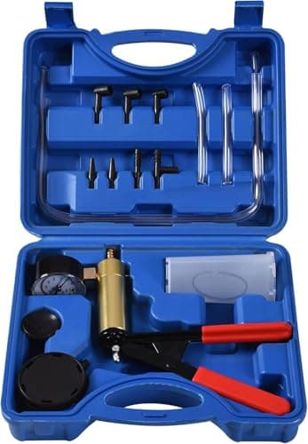 Image of DHA Brake Bleeding Kit Hand Held Vacuum Pump Pressure Tester, Brake Fluid Bleeder Kit for Car Motorcycle One Man